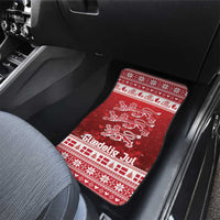 Denmark Christmas Car Mats Three Danish Lions - Wonder Print Shop