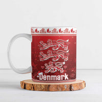 Denmark Christmas Ceramic Mug Three Danish Lions - Wonder Print Shop