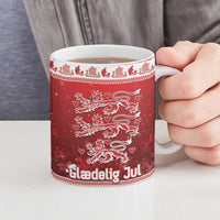 Denmark Christmas Ceramic Mug Three Danish Lions - Wonder Print Shop