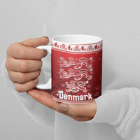 Denmark Christmas Ceramic Mug Three Danish Lions - Wonder Print Shop
