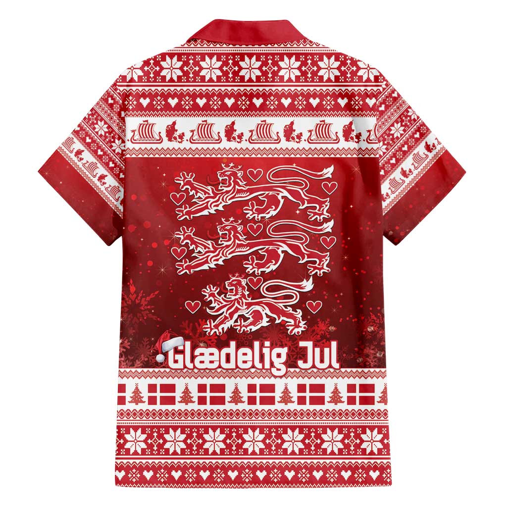 Denmark Christmas Family Matching Puletasi and Hawaiian Shirt Three Danish Lions - Wonder Print Shop