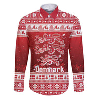 Denmark Christmas Family Matching Puletasi and Hawaiian Shirt Three Danish Lions - Wonder Print Shop