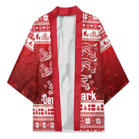 Denmark Christmas Kimono Three Danish Lions - Wonder Print Shop