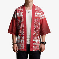 Denmark Christmas Kimono Three Danish Lions - Wonder Print Shop