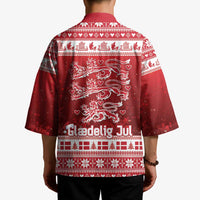 Denmark Christmas Kimono Three Danish Lions - Wonder Print Shop