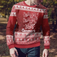 Denmark Christmas Ugly Christmas Sweater Three Danish Lions - Wonder Print Shop