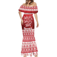 Denmark Christmas Mermaid Dress Three Danish Lions - Wonder Print Shop