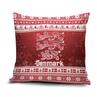 Denmark Christmas Pillow Cover Three Danish Lions - Wonder Print Shop