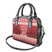 Denmark Christmas Shoulder Handbag Three Danish Lions - Wonder Print Shop