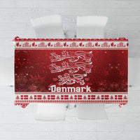 Denmark Christmas Tablecloth Three Danish Lions - Wonder Print Shop