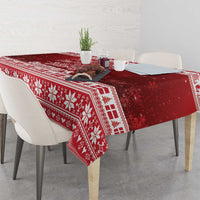 Denmark Christmas Tablecloth Three Danish Lions - Wonder Print Shop
