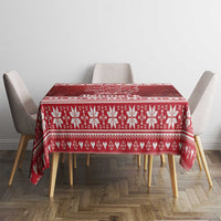 Denmark Christmas Tablecloth Three Danish Lions - Wonder Print Shop