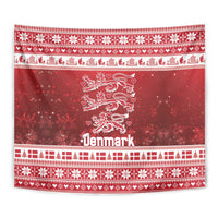 Denmark Christmas Tapestry Three Danish Lions - Wonder Print Shop