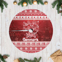 Denmark Christmas Tree Skirt Three Danish Lions - Wonder Print Shop