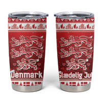Denmark Christmas Tumbler Cup Three Danish Lions - Wonder Print Shop