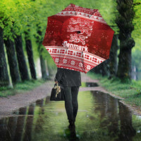 Denmark Christmas Umbrella Three Danish Lions - Wonder Print Shop