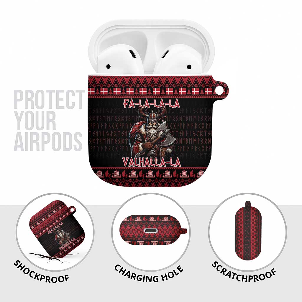 Denmark Santa Viking Christmas AirPods Case Julemanden Goes Viking - Wonder Print Shop