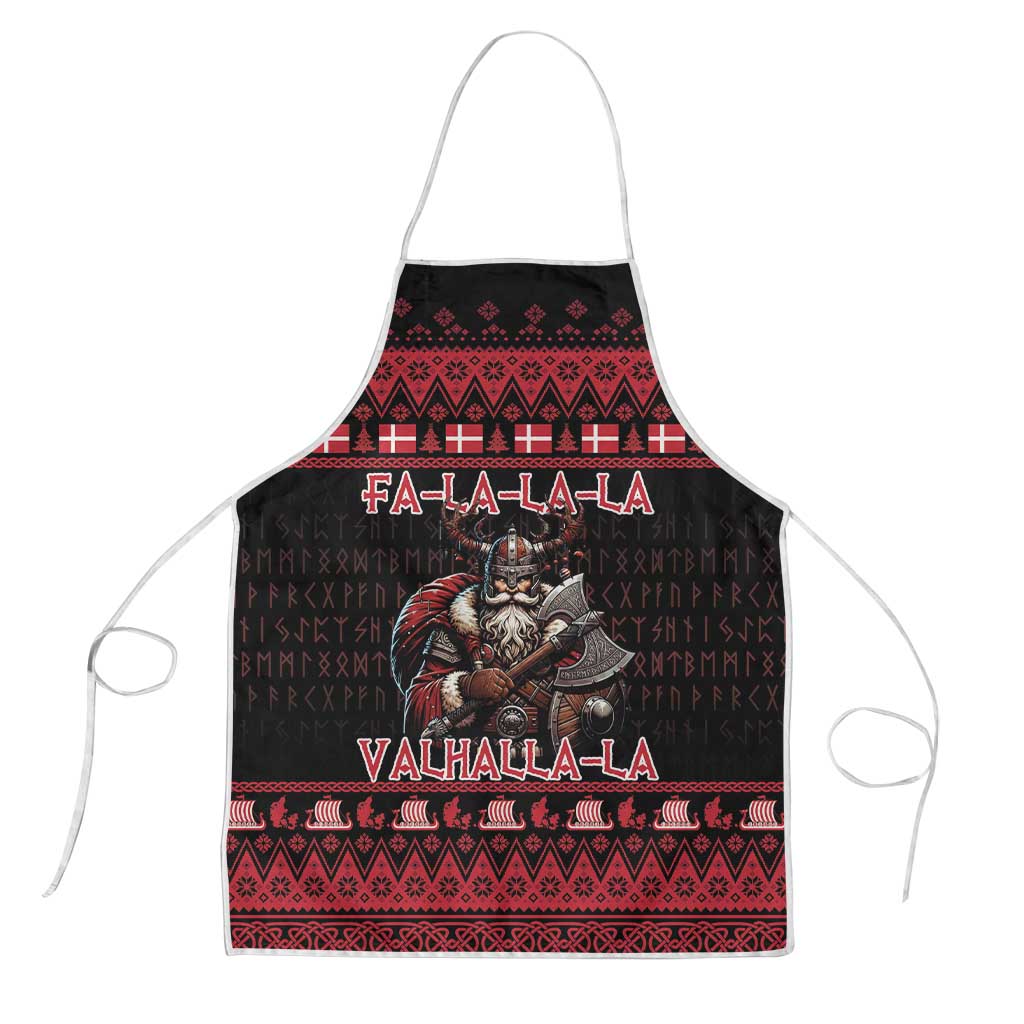 Denmark Santa Viking Christmas Apron Julemanden Goes Viking - Wonder Print Shop