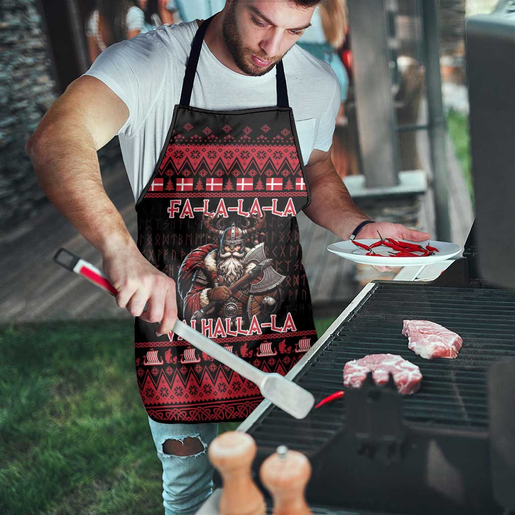 Denmark Santa Viking Christmas Apron Julemanden Goes Viking - Wonder Print Shop