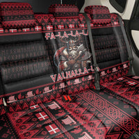 Denmark Santa Viking Christmas Back Car Seat Cover Julemanden Goes Viking - Wonder Print Shop