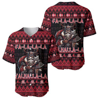 Denmark Santa Viking Christmas Baseball Jersey Julemanden Goes Viking - Wonder Print Shop