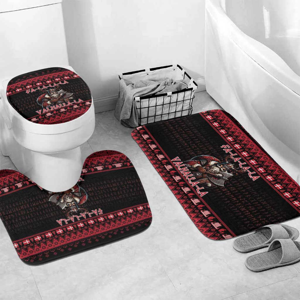 Denmark Santa Viking Christmas Bathroom Set Julemanden Goes Viking - Wonder Print Shop