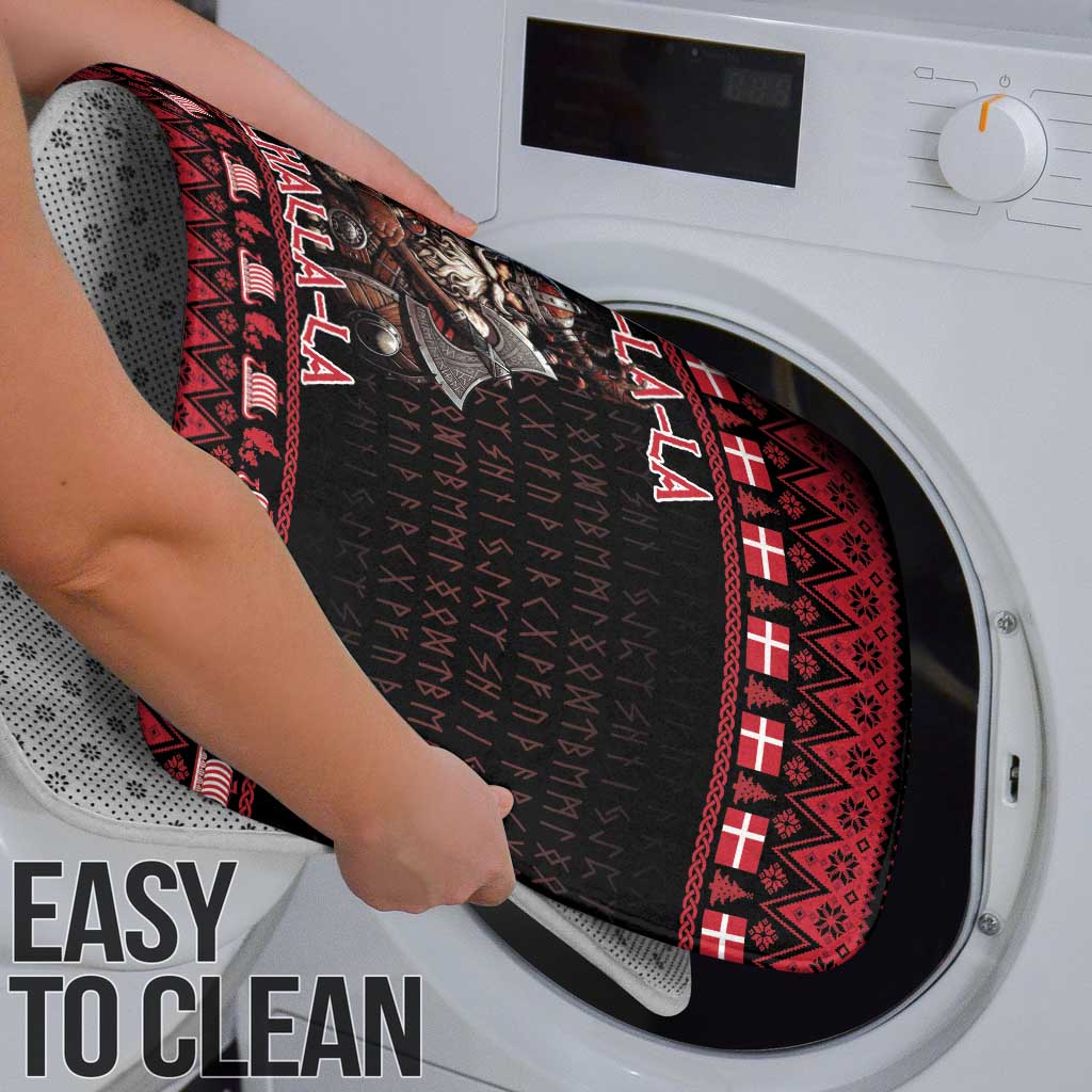 Denmark Santa Viking Christmas Bathroom Set Julemanden Goes Viking - Wonder Print Shop