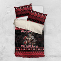 Denmark Santa Viking Christmas Bedding Set Julemanden Goes Viking - Wonder Print Shop