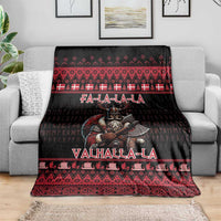 Denmark Santa Viking Christmas Blanket Julemanden Goes Viking - Wonder Print Shop