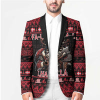 Denmark Santa Viking Christmas Blazer Julemanden Goes Viking - Wonder Print Shop