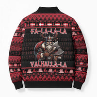 Denmark Santa Viking Christmas Bomber Puffer Jacket Julemanden Goes Viking - Wonder Print Shop