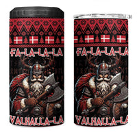 Denmark Santa Viking Christmas 4 in 1 Can Cooler Tumbler Julemanden Goes Viking - Wonder Print Shop