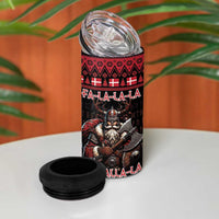 Denmark Santa Viking Christmas 4 in 1 Can Cooler Tumbler Julemanden Goes Viking - Wonder Print Shop
