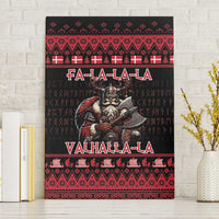 Denmark Santa Viking Christmas Canvas Wall Art Julemanden Goes Viking - Wonder Print Shop