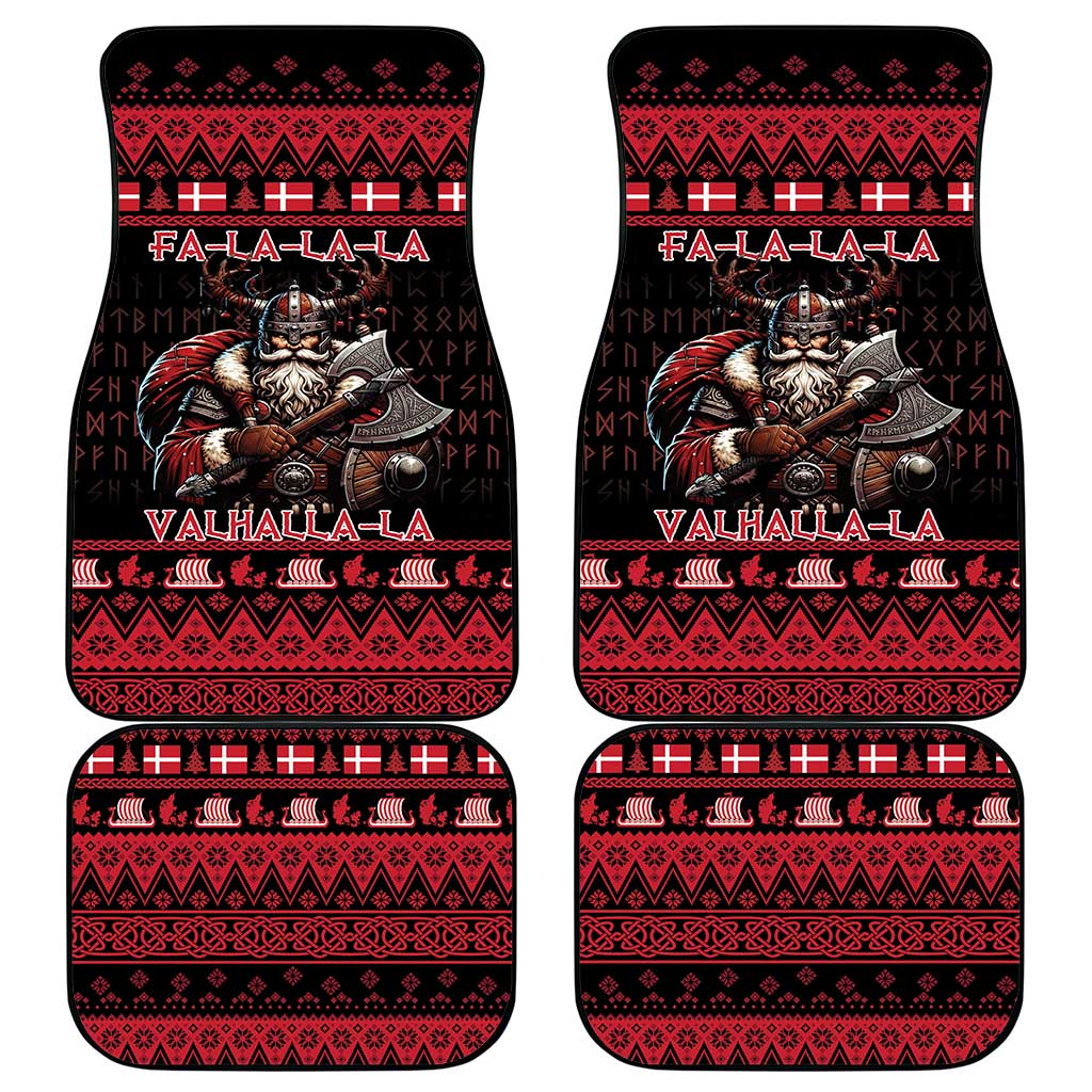 Denmark Santa Viking Christmas Car Mats Julemanden Goes Viking - Wonder Print Shop