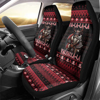 Denmark Santa Viking Christmas Car Seat Cover Julemanden Goes Viking - Wonder Print Shop