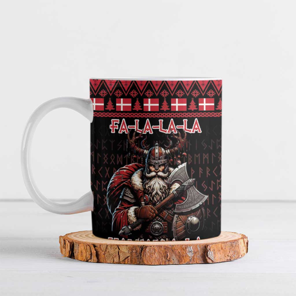 Denmark Santa Viking Christmas Ceramic Mug Julemanden Goes Viking - Wonder Print Shop