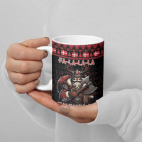 Denmark Santa Viking Christmas Ceramic Mug Julemanden Goes Viking - Wonder Print Shop