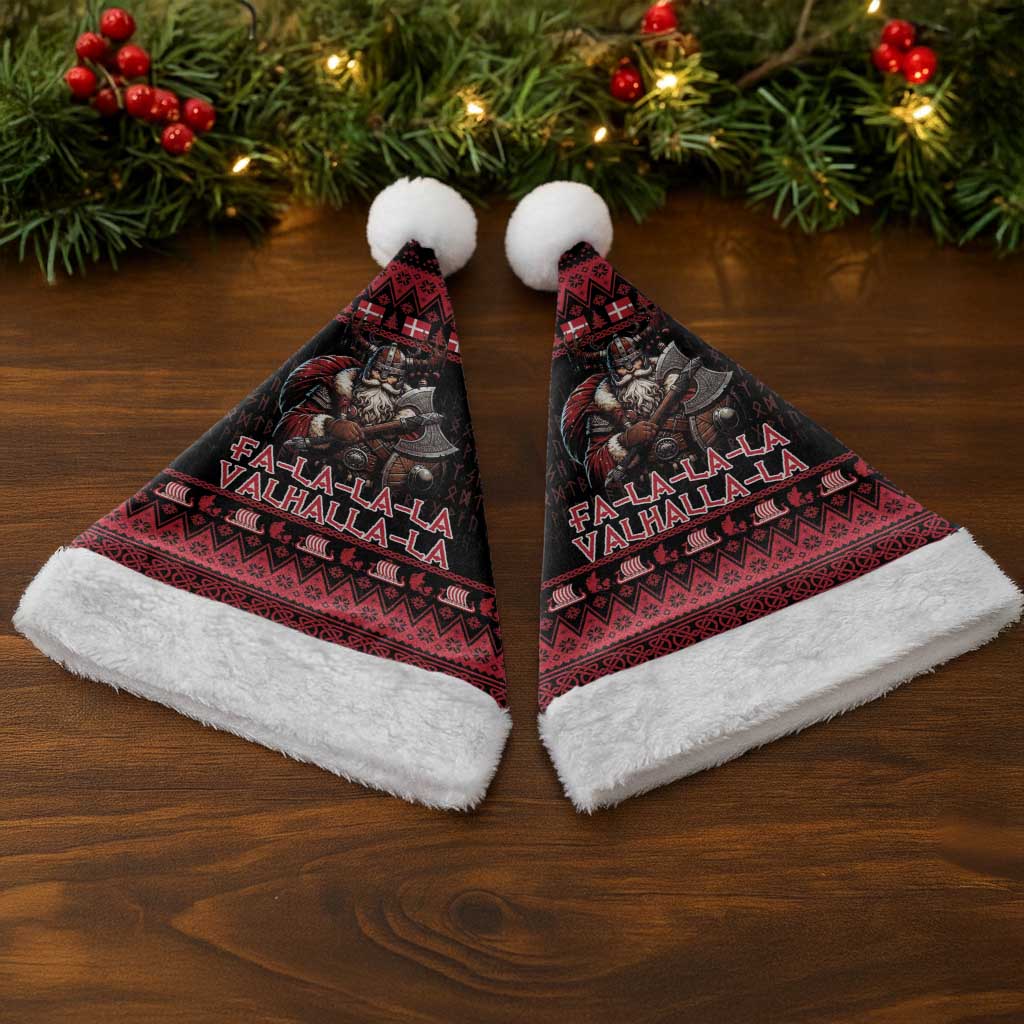 Denmark Santa Viking Christmas Santa Hat Julemanden Goes Viking - Wonder Print Shop