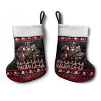 Denmark Santa Viking Christmas Stocking Julemanden Goes Viking - Wonder Print Shop