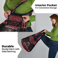 Denmark Santa Viking Christmas Grocery Bag Julemanden Goes Viking - Wonder Print Shop