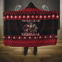 Denmark Santa Viking Christmas Hooded Blanket Julemanden Goes Viking - Wonder Print Shop