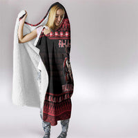 Denmark Santa Viking Christmas Hooded Blanket Julemanden Goes Viking - Wonder Print Shop