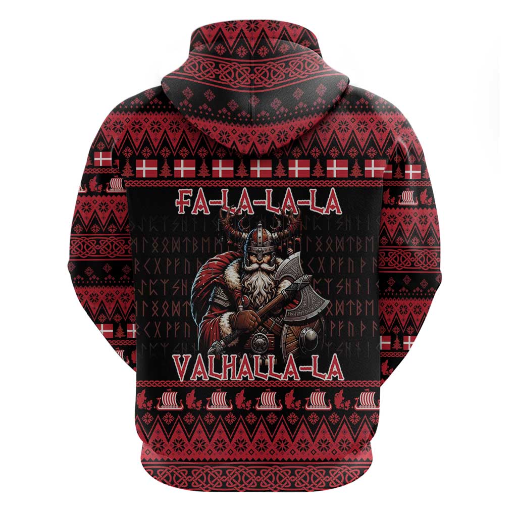 Denmark Santa Viking Christmas Hoodie Julemanden Goes Viking - Wonder Print Shop