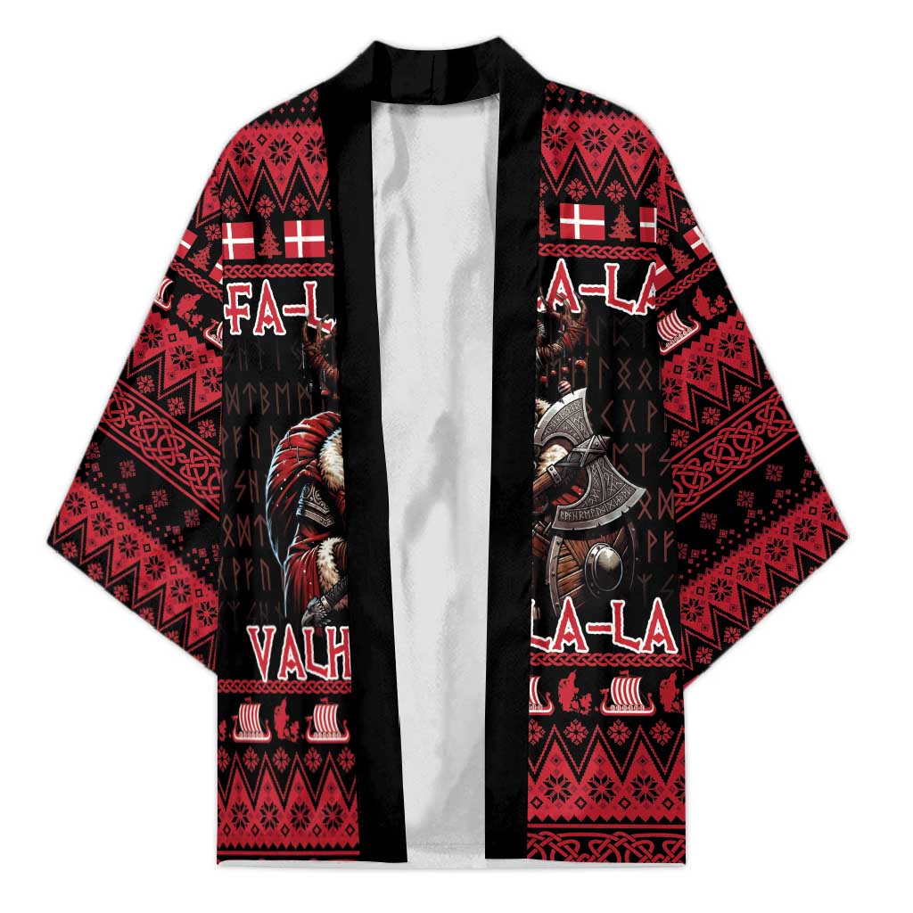 Denmark Santa Viking Christmas Kimono Julemanden Goes Viking - Wonder Print Shop