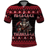 Denmark Santa Viking Christmas Polo Shirt Julemanden Goes Viking - Wonder Print Shop