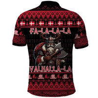 Denmark Santa Viking Christmas Polo Shirt Julemanden Goes Viking - Wonder Print Shop