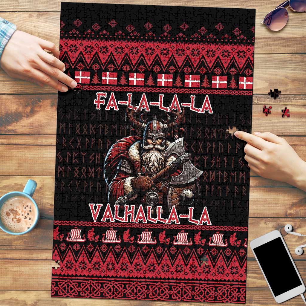 Denmark Santa Viking Christmas Puzzle Julemanden Goes Viking - Wonder Print Shop