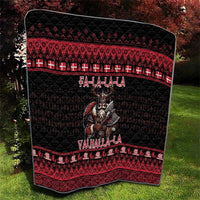 Denmark Santa Viking Christmas Quilt Julemanden Goes Viking - Wonder Print Shop