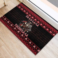 Denmark Santa Viking Christmas Rubber Doormat Julemanden Goes Viking - Wonder Print Shop